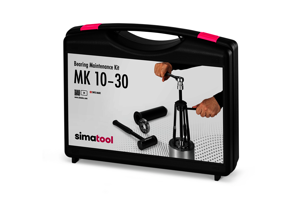 Kit de maintenance des roulements simatool MK 10-30 Cas fermé.